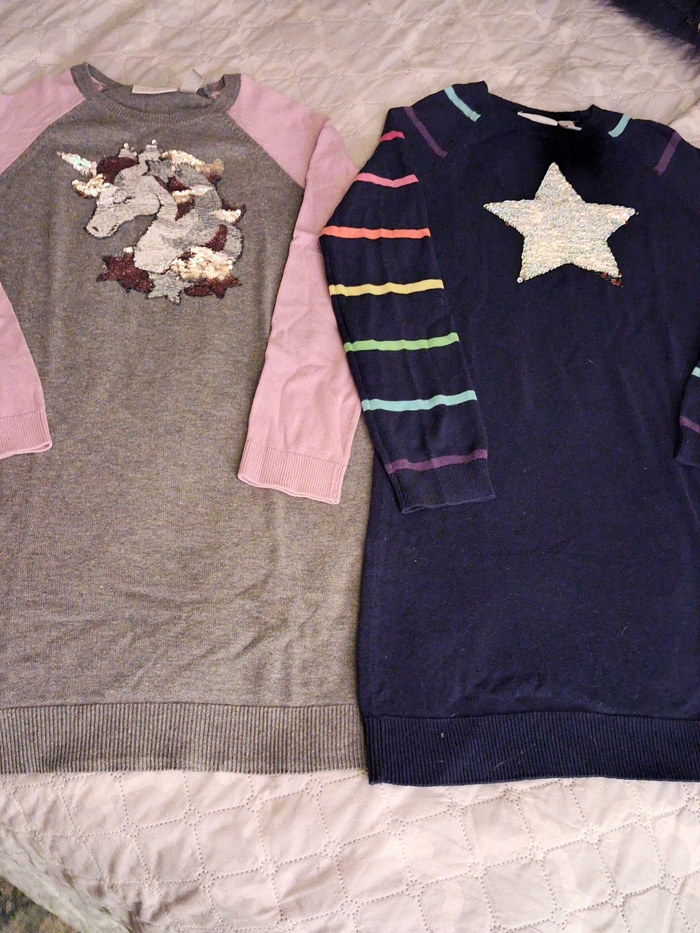 The Children's Place Sequin Sweater Dress Bundle